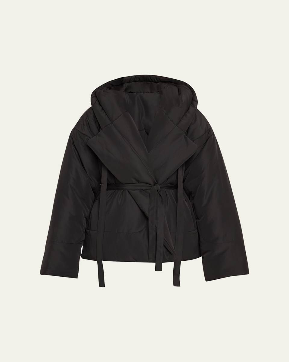Hooded Short Sleeping Bag Coat